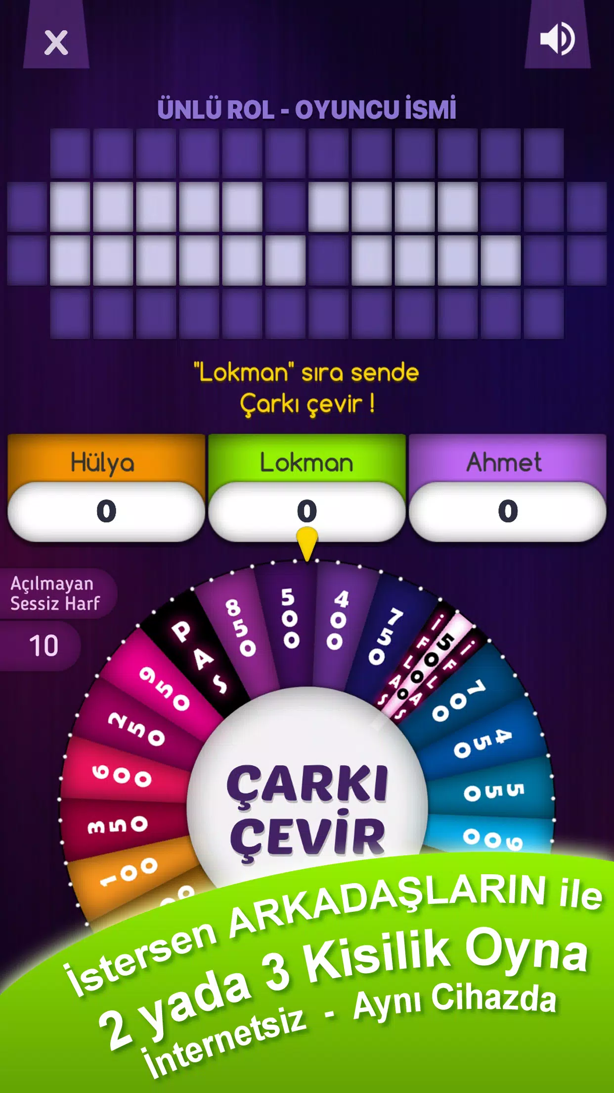 Çarkıfelek Mobil - Zarf Seç Скриншот 1