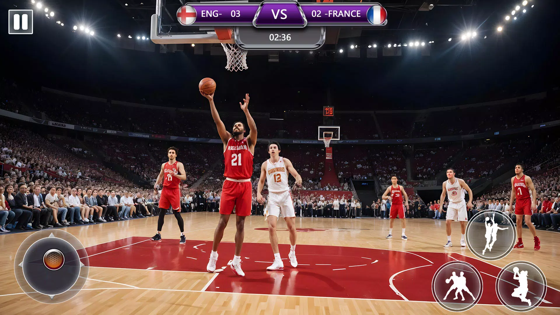 Basketball Hoop Offline Capture d'écran 1