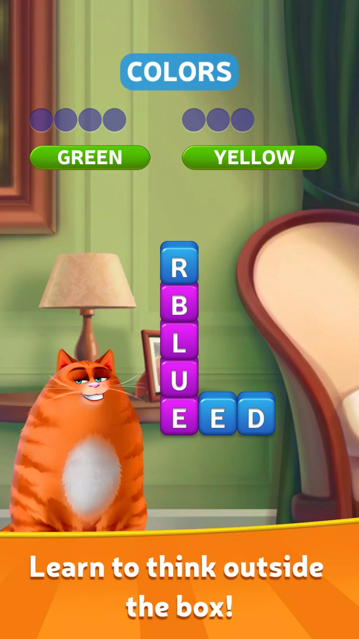 Kitty Scramble: Jeu de mots Capture d'écran 0