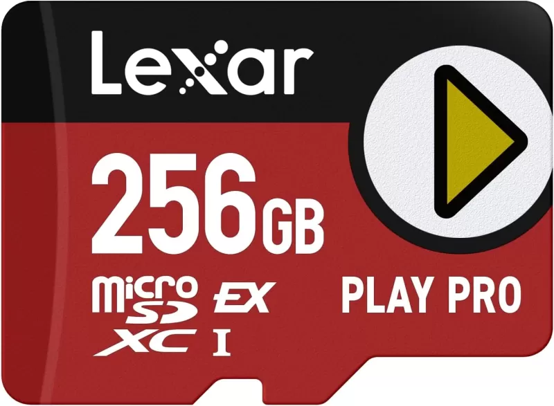 Switch 2 Compatible Lexar 256GB Play PRO microSDXC Express Card