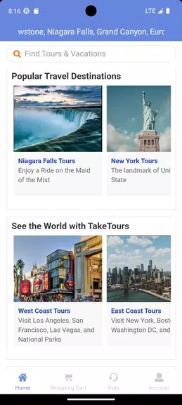 TakeTours – Book Tours online Capture d'écran 0