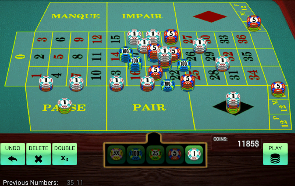 French Roulette Simulator Скриншот 2