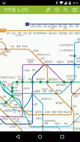 지하철 노선도 Capture d'écran 2
