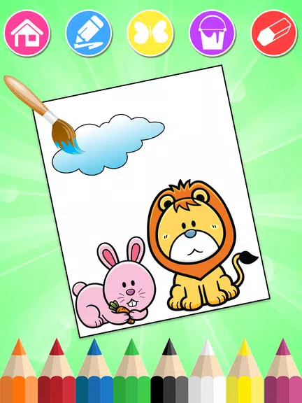 Coloring Games: Color Animals Captura de tela 1