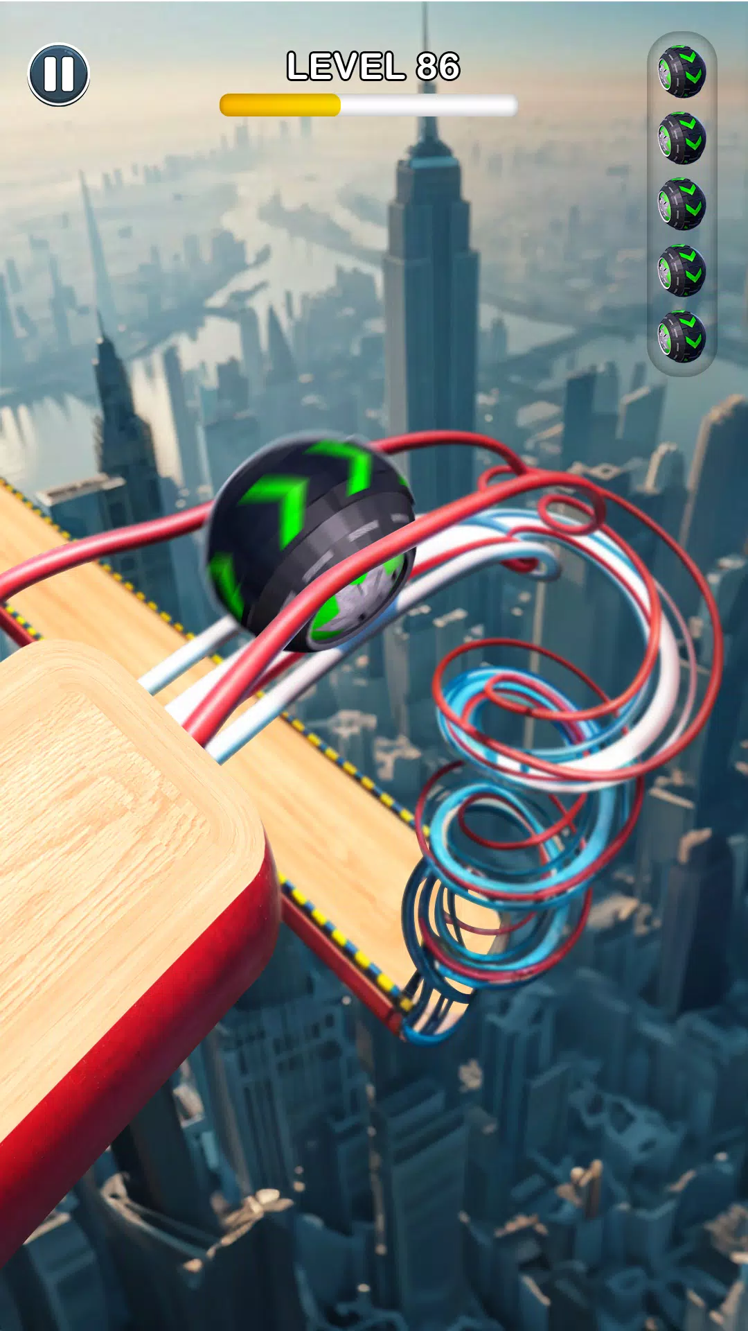 Rolling Ball Sky Escape Capture d'écran 3
