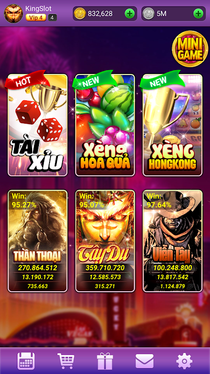 KingSlot - Cổng Game Giải Trí 스크린샷 0