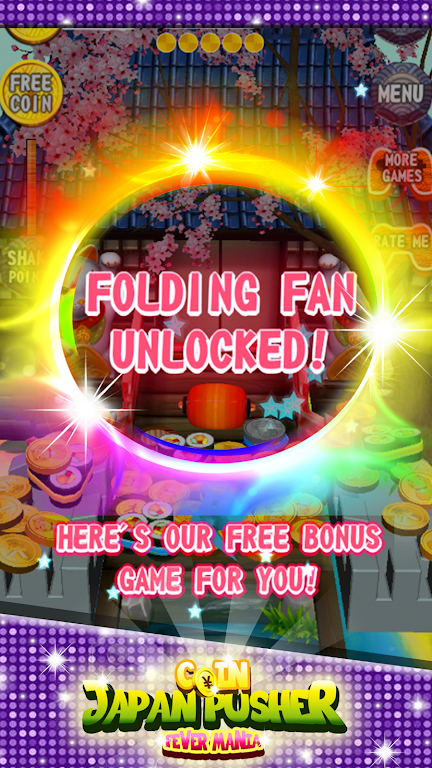 Coin Japan Pusher Fever Mania应用截图第1张