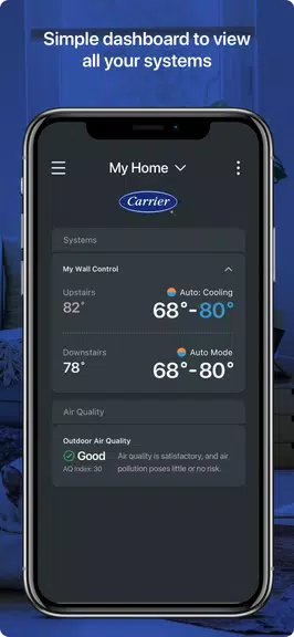Carrier Home Captura de tela 0