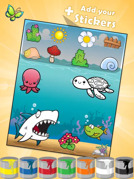 Coloring Games: Color Animals Captura de tela 3