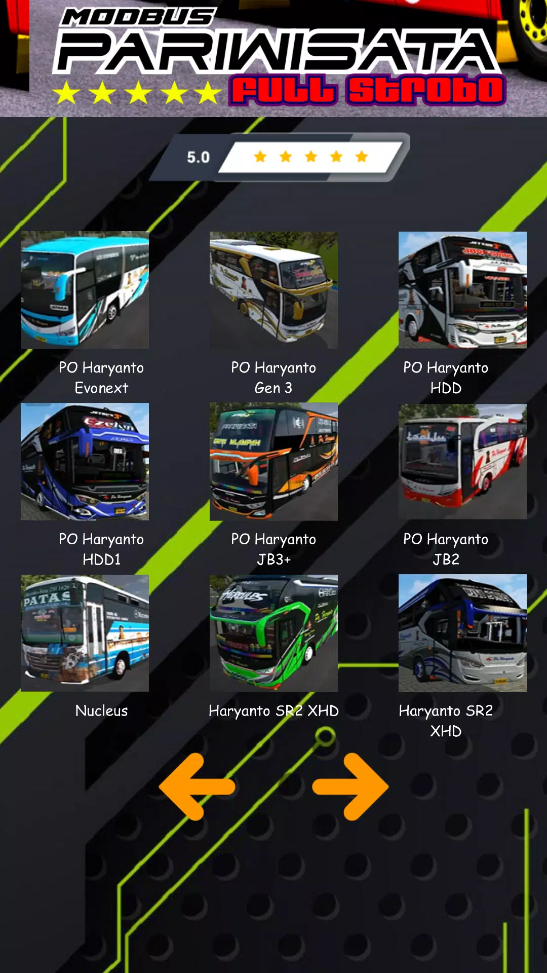 Mod Bus Pariwisata Full Strobo スクリーンショット 3