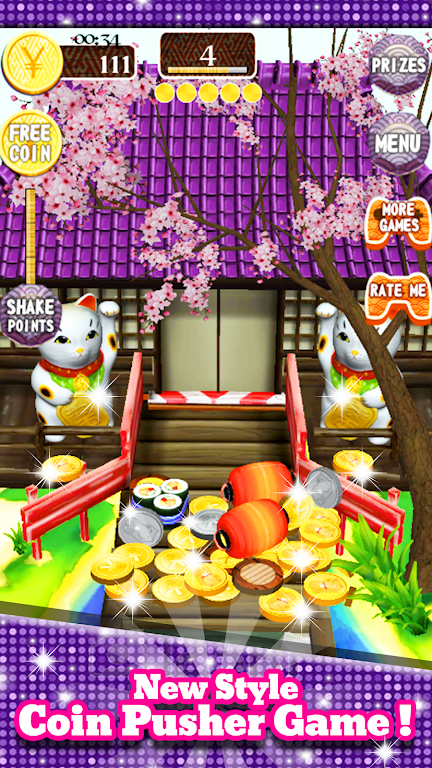 Coin Japan Pusher Fever Mania应用截图第0张