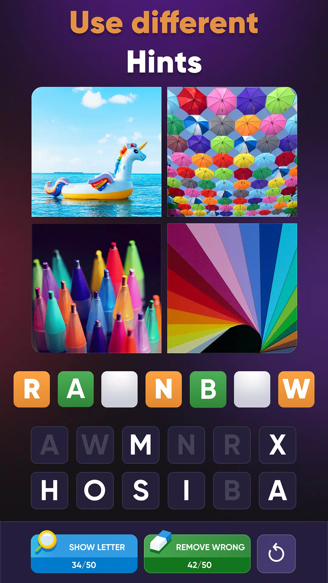 4 Pics Association Word Puzzle應用截圖第1張