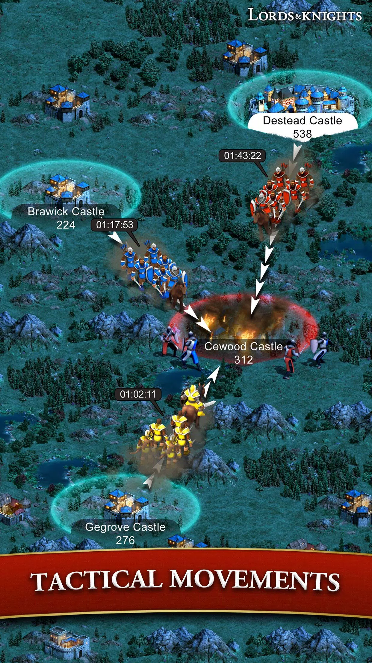 Lords & Knights スクリーンショット 1