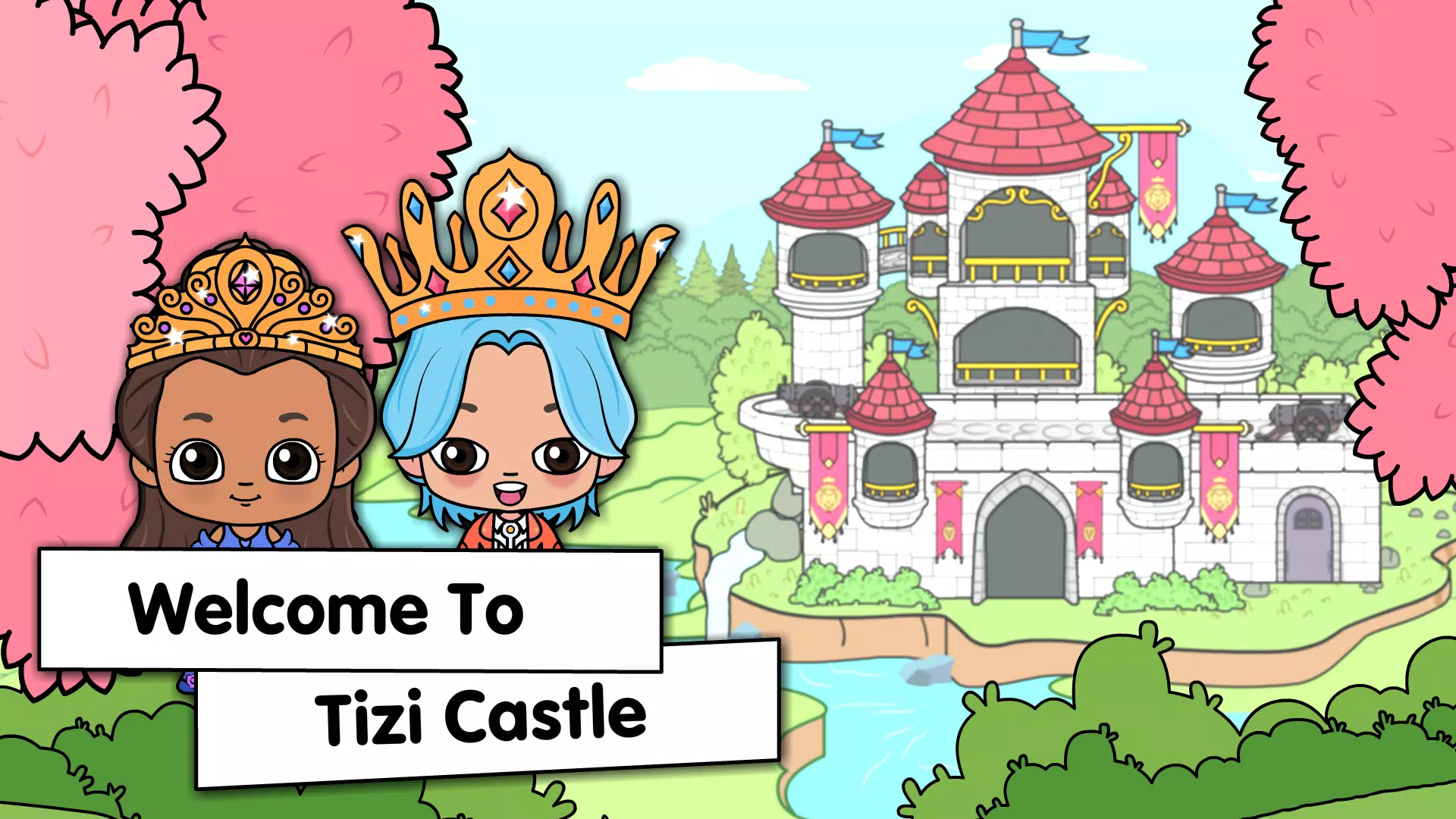 Tizi Town Princess Castle Game 스크린샷 0