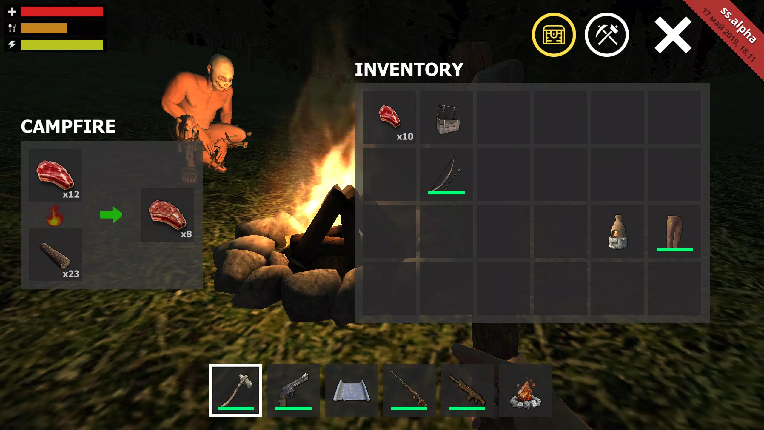 Survival Simulator Captura de tela 1