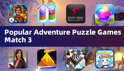 Beliebte Abenteuer-Puzzle-Spiele Match 3