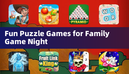 Jogos de Puzzle Divertidos para Noite de Jogos Familiar