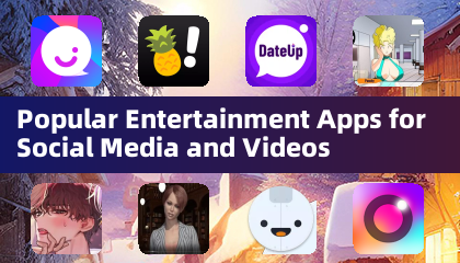 Aplicativos Populares de Entretenimento para Redes Sociais e Vídeos